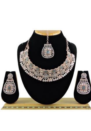 Picture of Stunning Chiffon Dim Gray Necklace Set