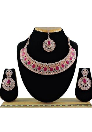 Picture of Taking Chiffon Brown Necklace Set