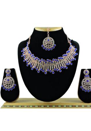 Picture of Taking Chiffon Dim Gray Necklace Set