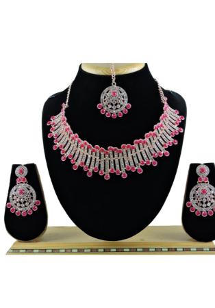 Picture of Sublime Chiffon Grey Necklace Set