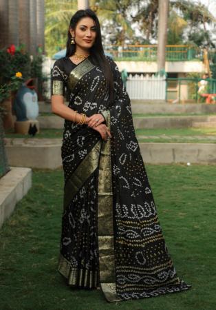 Picture of Radiant Silk Black Saree