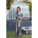 Picture of Nice Satin & Silk Slate Grey Saree