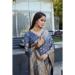 Picture of Nice Satin & Silk Slate Grey Saree