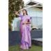 Picture of Taking Satin & Silk Plum Saree