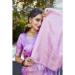 Picture of Taking Satin & Silk Plum Saree