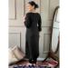 Picture of Beauteous Rayon Black Readymade Salwar Kameez