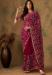 Picture of Excellent Organza Dark Magenta Saree