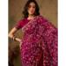 Picture of Excellent Organza Dark Magenta Saree