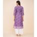 Picture of Exquisite Linen Plum Kurtis & Tunic