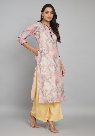 Picture of Splendid Linen Plum Kurtis & Tunic