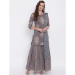 Picture of Exquisite Cotton Slate Grey Readymade Salwar Kameez