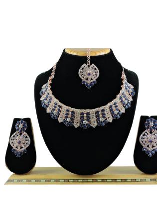 Picture of Delightful Navy Blue Necklace Set