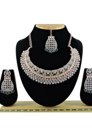 Picture of Classy Sea Green Necklace Set