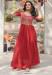 Picture of Appealing Georgette Chocolate Readymade Gown