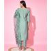 Picture of Graceful Silk Dark Sea Green Readymade Salwar Kameez