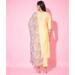 Picture of Well Formed Silk Khaki Readymade Salwar Kameez