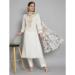 Picture of Magnificent Silk White Readymade Salwar Kameez