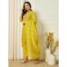 Picture of Statuesque Silk Golden Rod Readymade Salwar Kameez