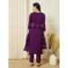 Picture of Excellent Silk Purple Readymade Salwar Kameez