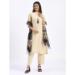 Picture of Well Formed Cotton Tan Readymade Salwar Kameez