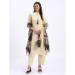 Picture of Well Formed Cotton Tan Readymade Salwar Kameez