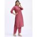 Picture of Cotton Pale Violet Red Readymade Salwar Kameez