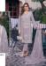 Picture of Georgette Light Slate Grey Straight Cut Salwar Kameez