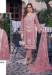 Picture of Georgette Rosy Brown Straight Cut Salwar Kameez