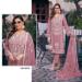 Picture of Georgette Rosy Brown Straight Cut Salwar Kameez