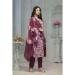 Picture of Rayon & Cotton Brown Readymade Salwar Kameez