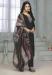 Picture of Rayon & Cotton Black Readymade Salwar Kameez