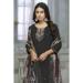 Picture of Rayon & Cotton Black Readymade Salwar Kameez