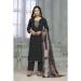 Picture of Rayon & Cotton Black Readymade Salwar Kameez