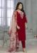 Picture of Rayon & Cotton Maroon Readymade Salwar Kameez