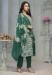 Picture of Rayon & Cotton Dark Green Readymade Salwar Kameez