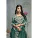 Picture of Rayon & Cotton Dark Green Readymade Salwar Kameez