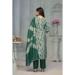 Picture of Rayon & Cotton Dark Green Readymade Salwar Kameez