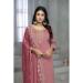 Picture of Rayon & Cotton Pale Violet Red Readymade Salwar Kameez