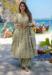 Picture of Chiffon Medium Spring Green Readymade Salwar Kameez