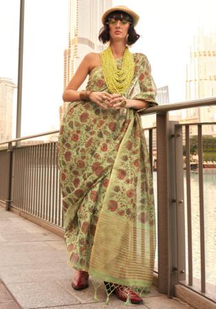 Picture of Grand Silk Dark Khaki Saree