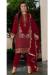 Picture of Splendid Organza Maroon Straight Cut Salwar Kameez