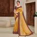 Picture of Taking Georgette & Silk Pale Golden Rod Saree