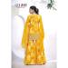 Picture of Gorgeous Chiffon Golden Straight Cut Salwar Kameez