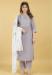 Picture of Bewitching Cotton Dark Grey Readymade Salwar Kameez