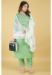 Picture of Cotton Dark Sea Green Readymade Salwar Kameez