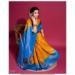 Picture of Comely Silk Cornflower Blue Saree