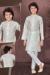 Picture of Gorgeous Silk Silver Kurtas