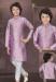 Picture of Radiant Silk Plum Kurtas