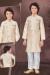 Picture of Pleasing Silk Beige Kurtas