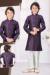 Picture of Admirable Silk Dark Slate Blue Kurtas